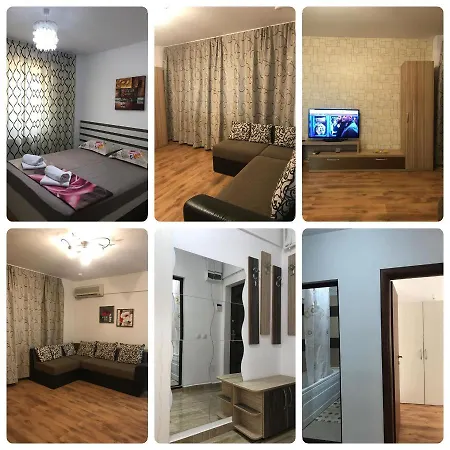 アパート Apartamente De Vacanta - Plaja Oneiro Mamaia Nord ナボダリ